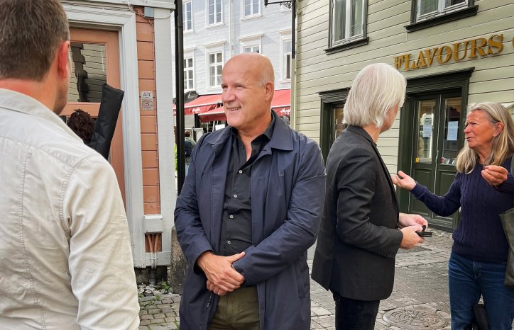 Leif Øie, divisjonsdirektør i GK, etter Arendalsuka-debatten Skoler og barnehager er blant byggene som har dårligst inneklima. Hvorfor det?. 