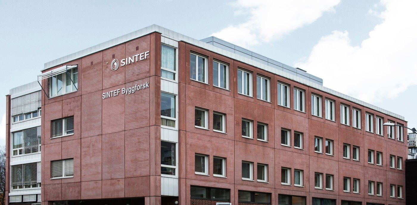 SINTEF sitt bygg i Børrestuveien. Foto: SINTEF.